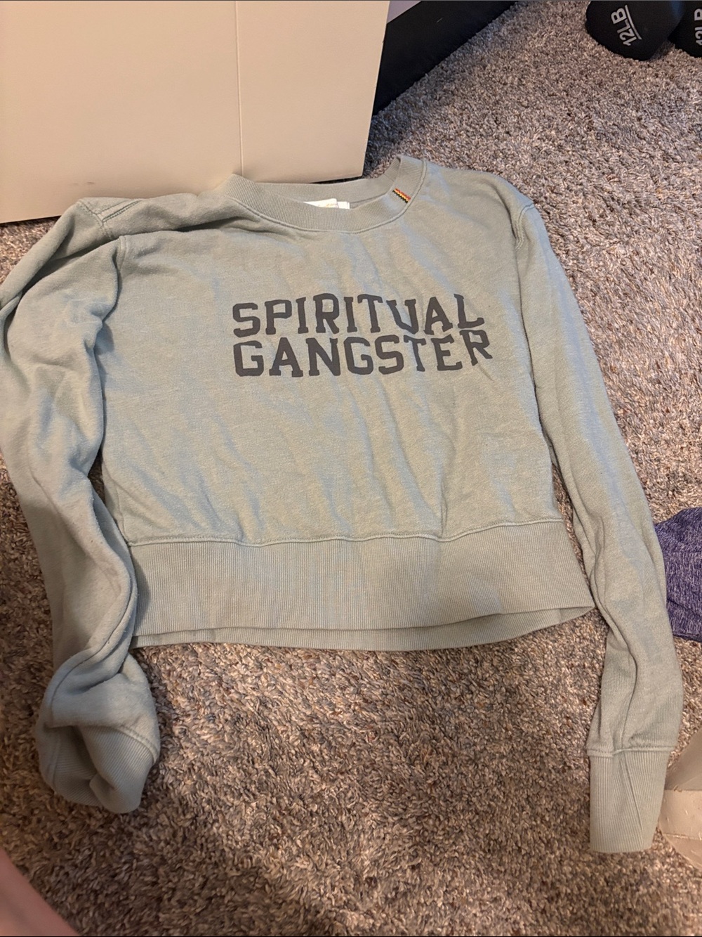 Spiritual Gangster Sage Crewneck Logo Sweatshirt